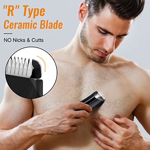 Body Hair Trimmer with Ceramic Blade, Rechargeable Cordless Trimmer Z931