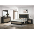 5-Pcs Light Brown & Gray Wood Eastern King Bedroom Set K607713