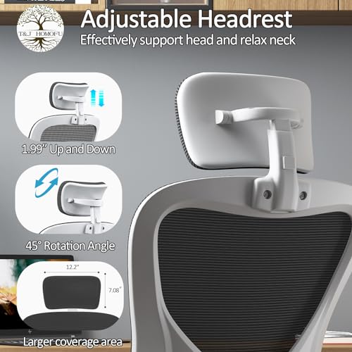 Black Mesh Ergonomic Desk Chair with Adjustable Backrest I5209