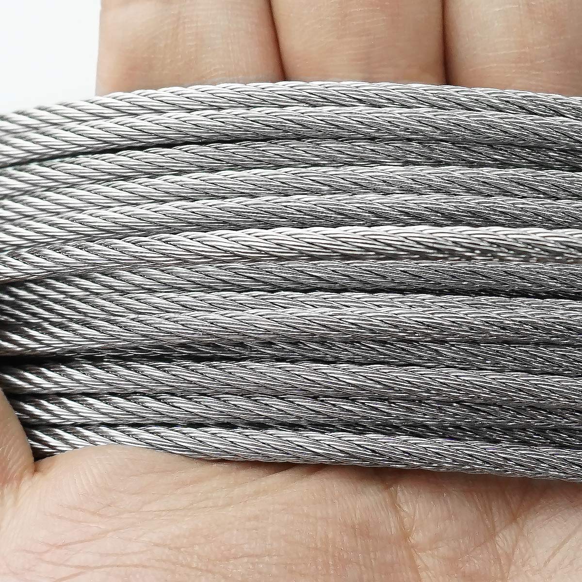 1/8 Cable Railing Kit with 400ft Stainless Steel Cable Wire S3812