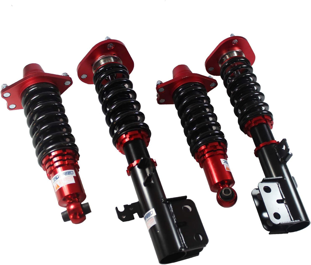Red Full Coilover Struts Shocks Suspension Kit P647385