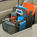 Black Car Seat Organizer with Movable Dividers D138320