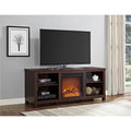 Espresso TV Console with Fireplace G635