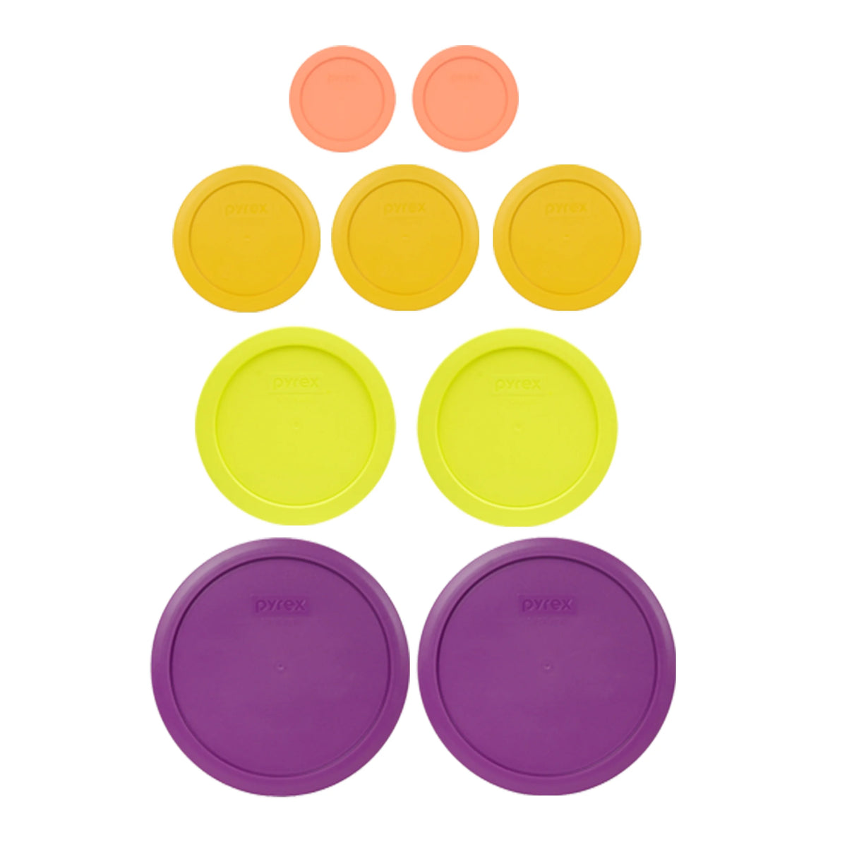 Orange Yellow Purple Lids T439
