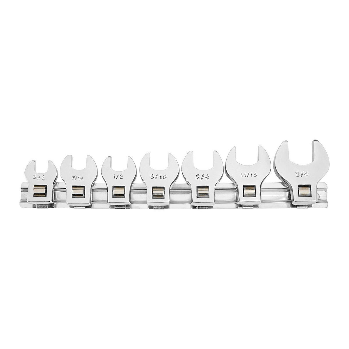 3/8 in. Drive SAE Crowfoot Wrench Set, 7-Piece D514528