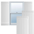18x22W x 46x22H Exterior Five Board Composite Board-n-Batten Shutters (Per Pair) I6622