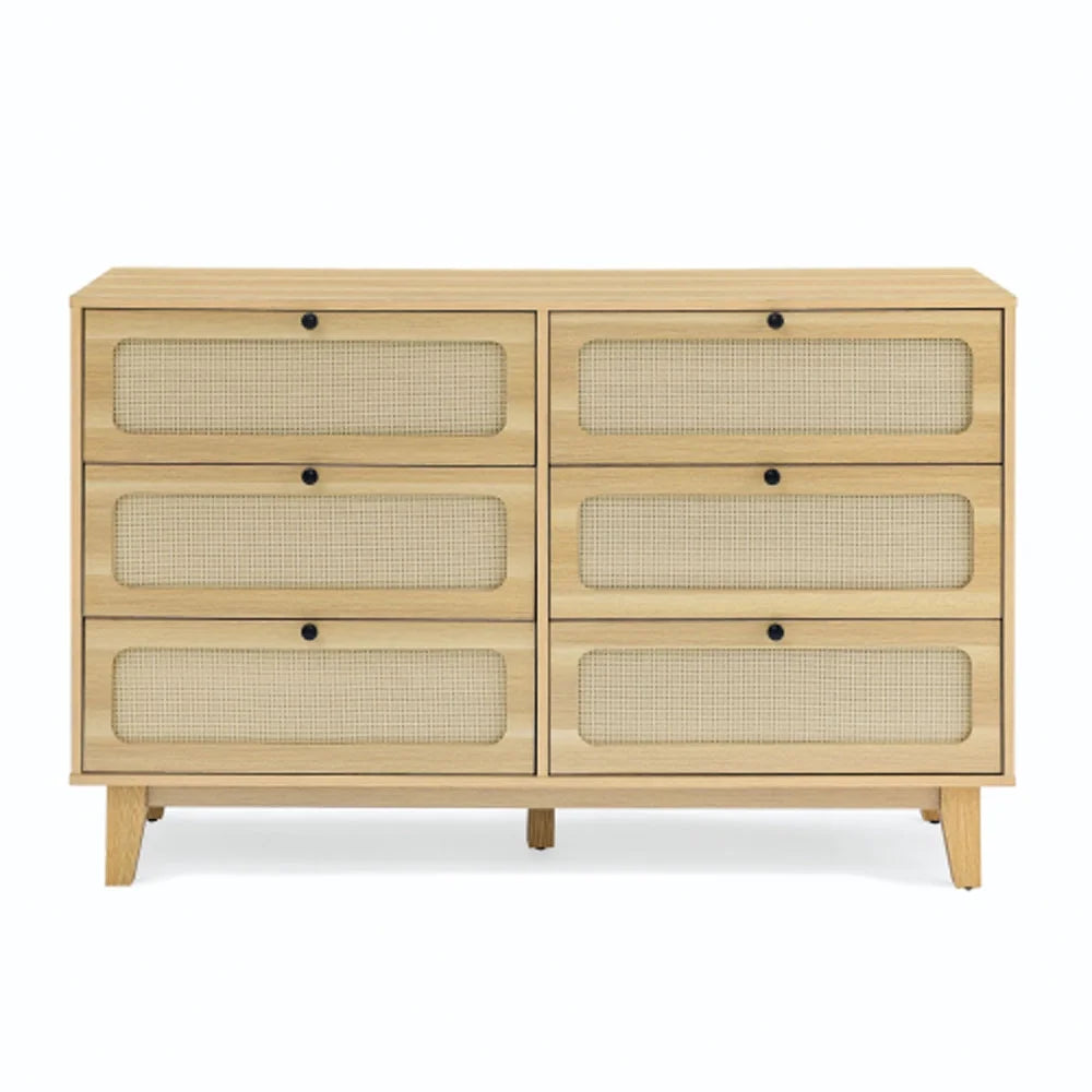 Wooden 6 Drawer Dresser T150