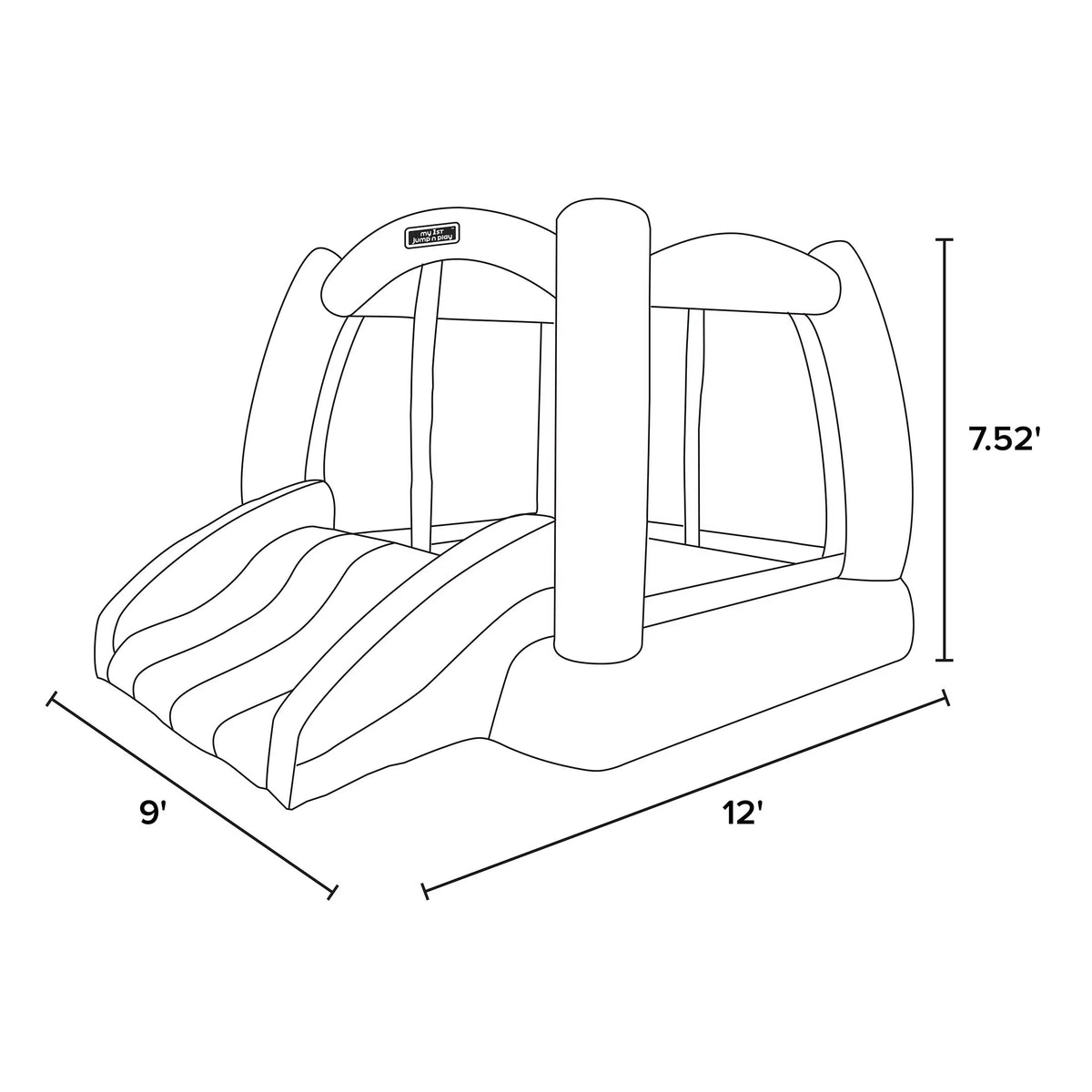 12 feet Inflatable Bounce House M169283