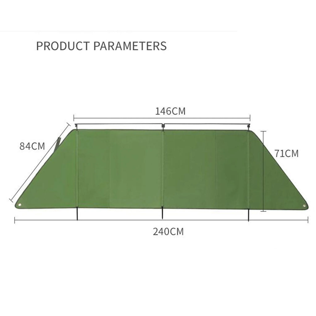Folding Green Windproof Windscreen Z852