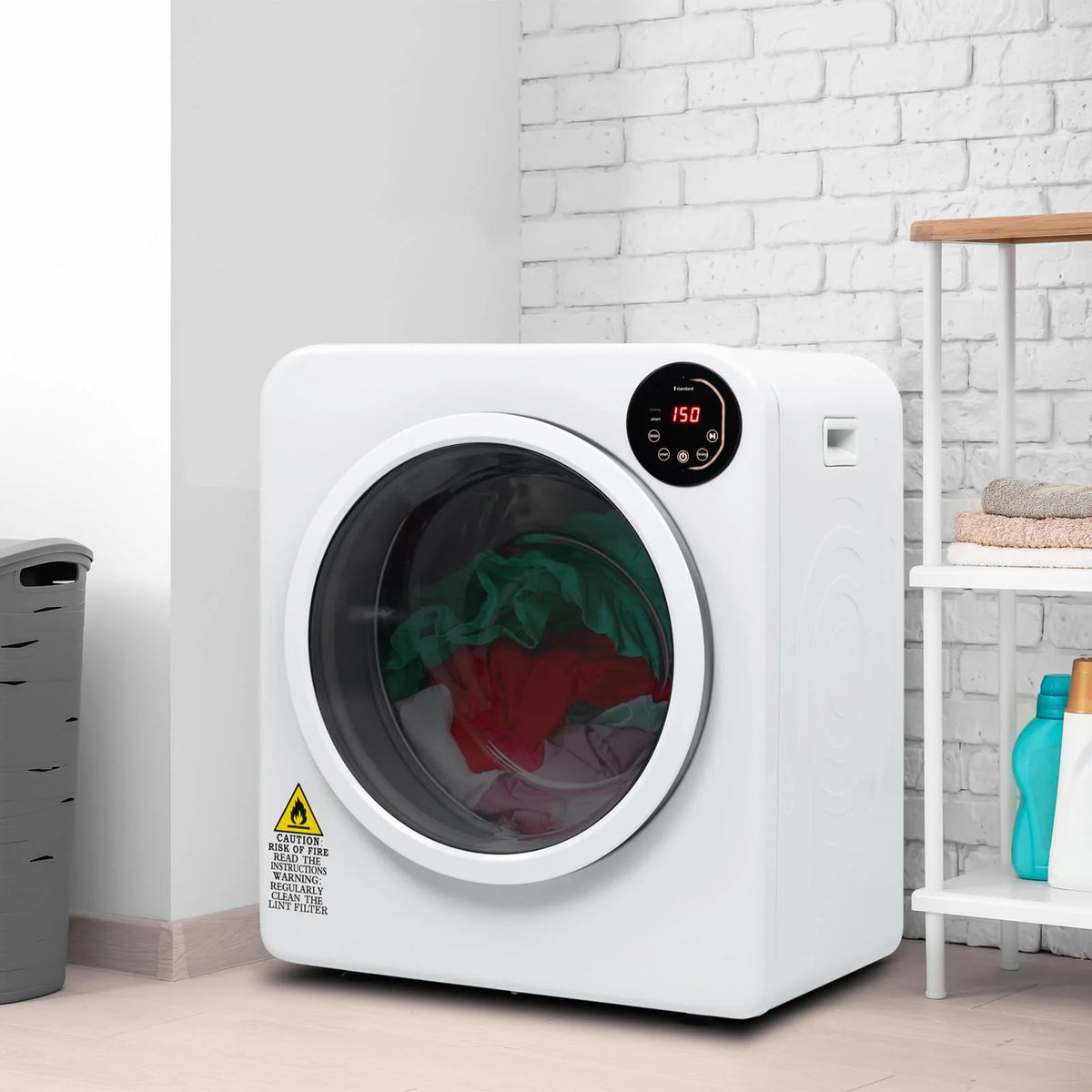 Electric Tumble Laundry Dryer Stainless Steel Tub 13.2 lbs S951316