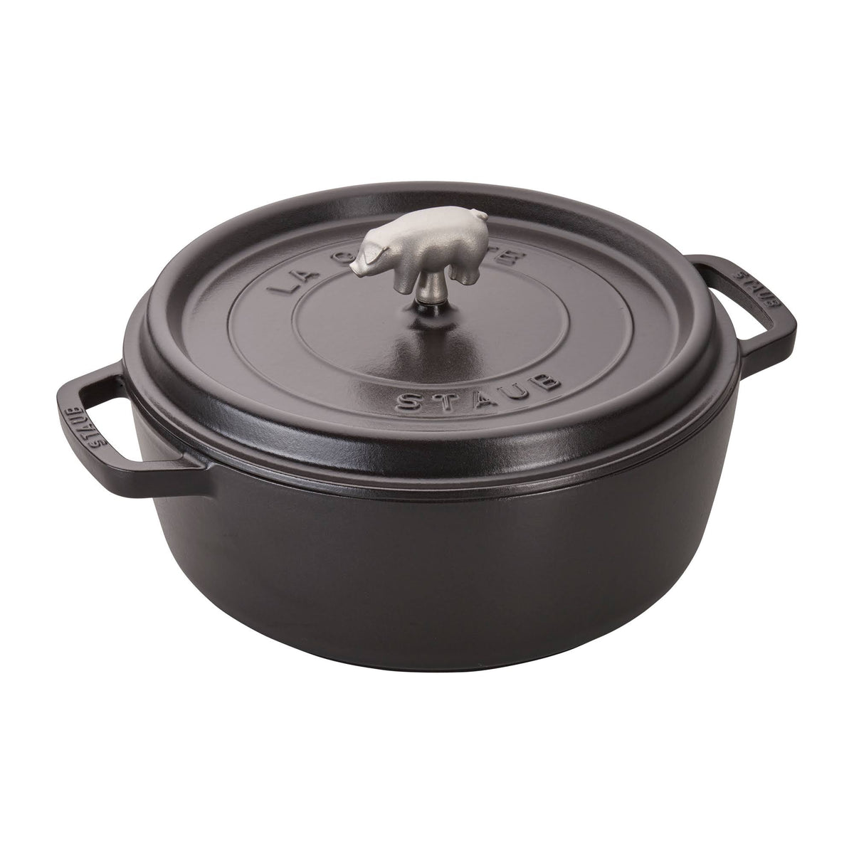 Cast Iron 6-qt Shallow Wide Round Cocotte T53957