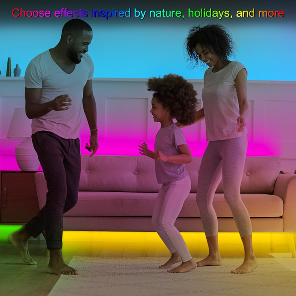 16.4FT 150 LED RGB LED Strip Lights with Remote Controller W5258