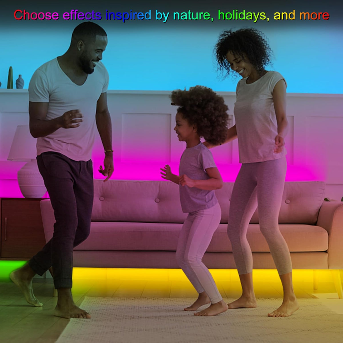 16.4FT 150 LED RGB LED Strip Lights with Remote Controller W5258