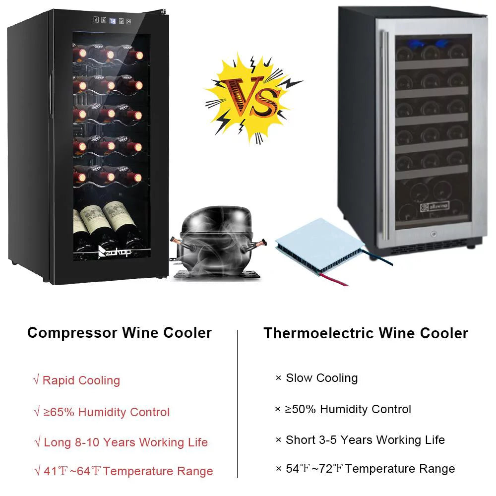 Black 18 Bottle Wine Cooler Y480772