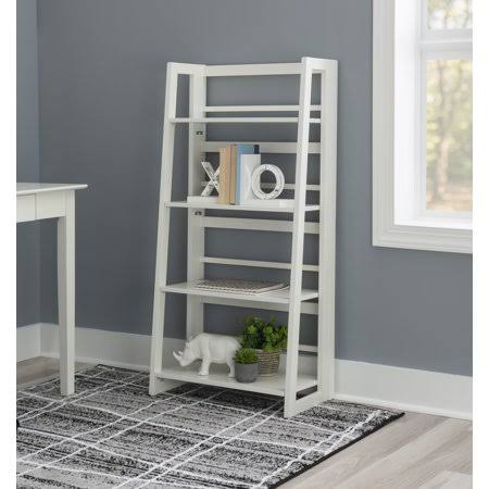 White Folding Bookcase N7858