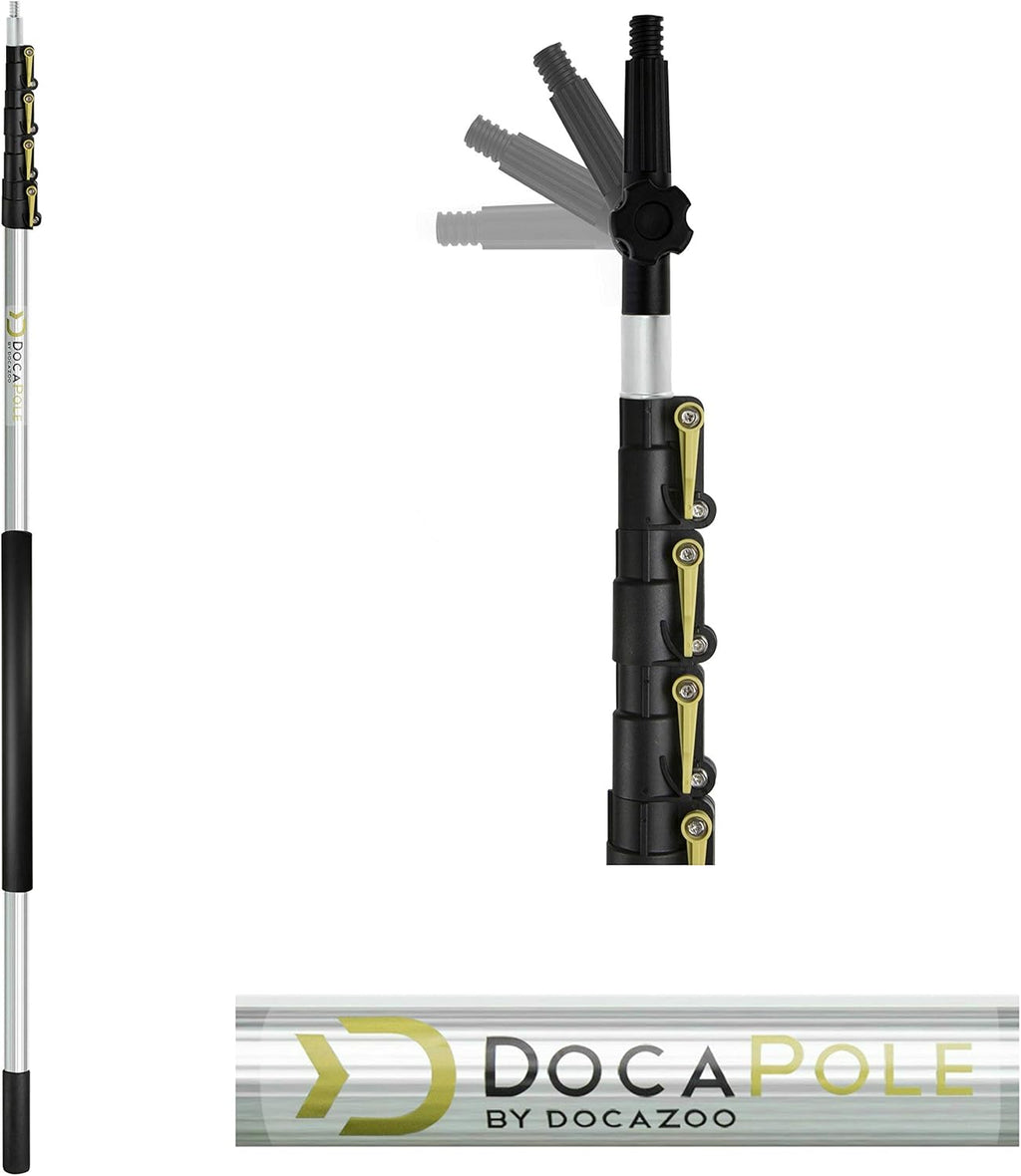 11 Inch Hard Bristle Deck Brush with Telescoping Pole X48812