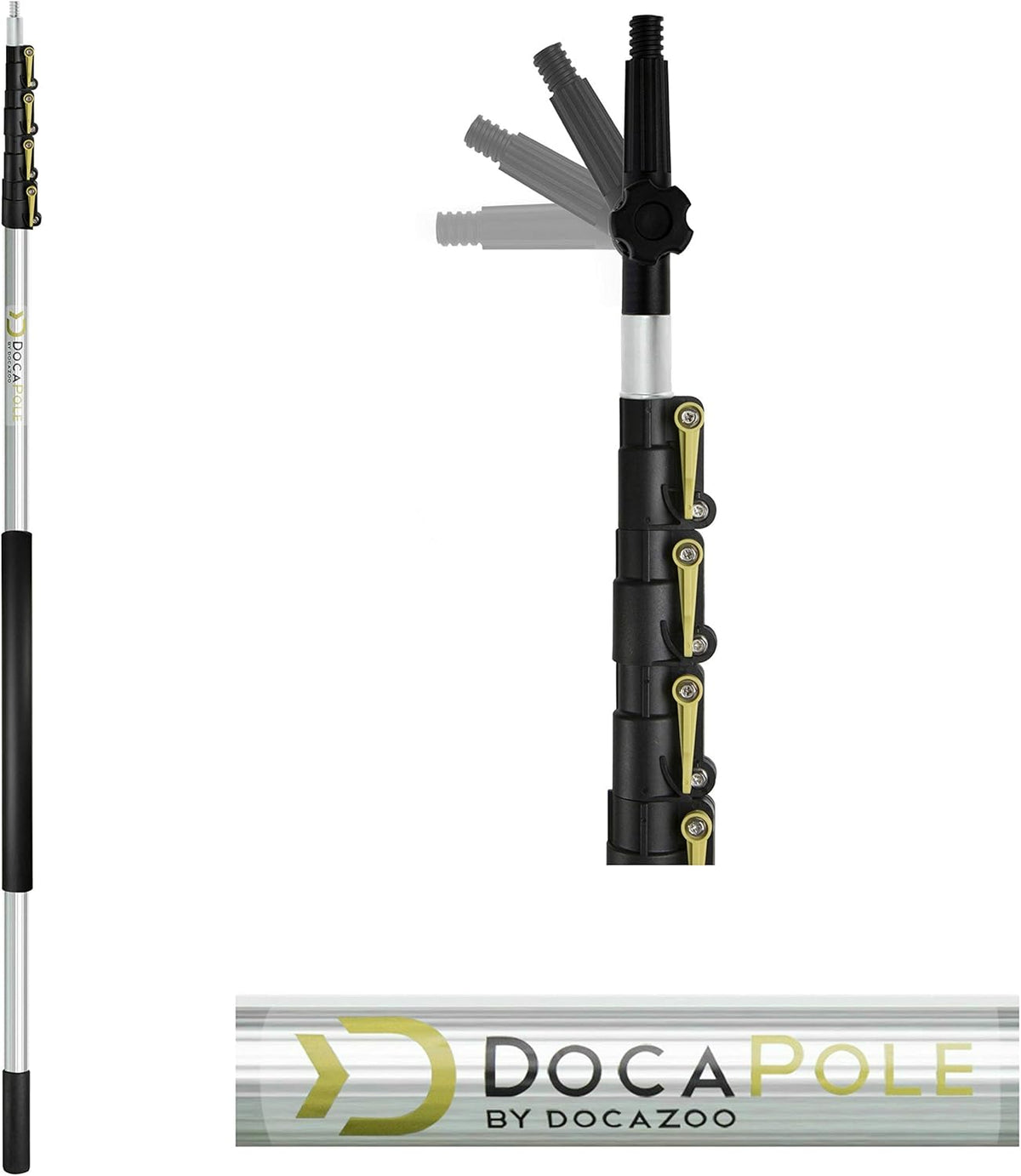 11 Inch Hard Bristle Deck Brush with Telescoping Pole X48812