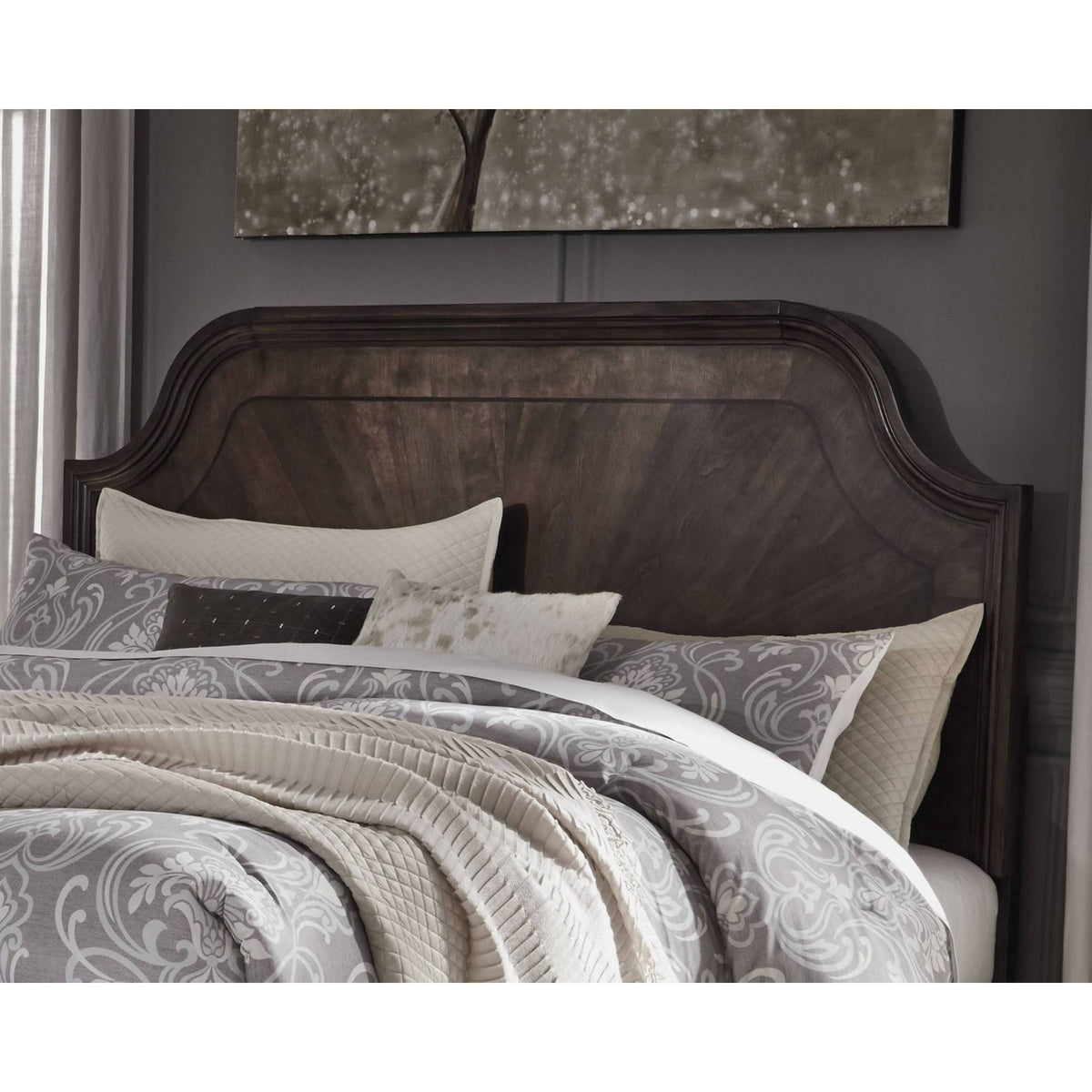 Brown King/Cal King Panel Headboard P2252
