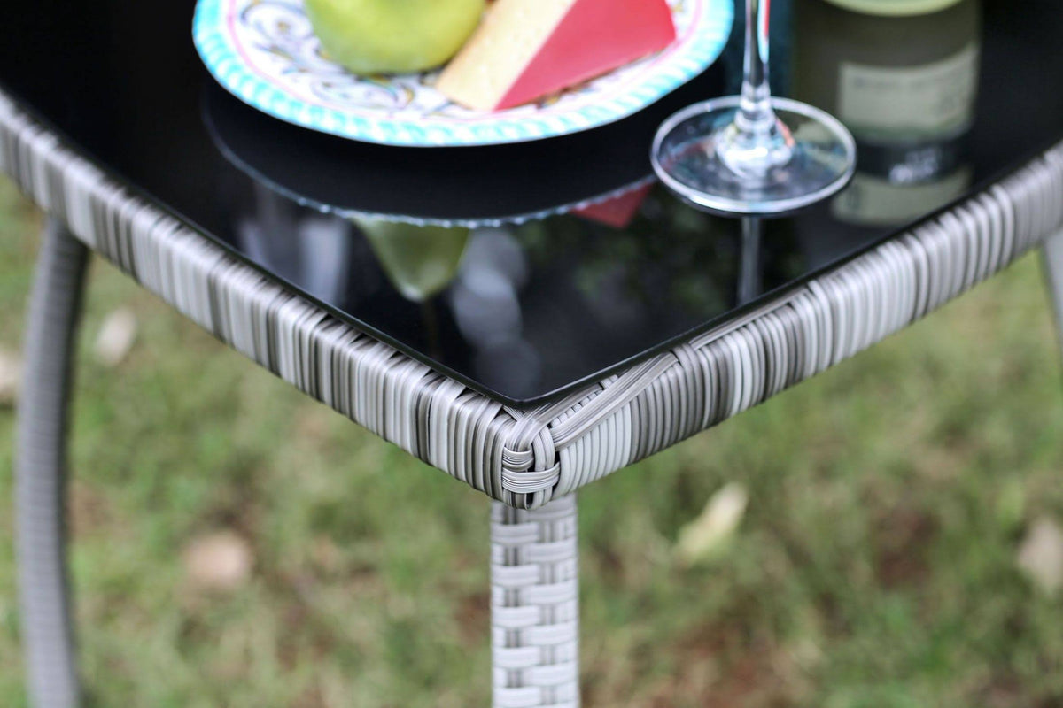 3 Piece Patio Seating Set, Gray K639