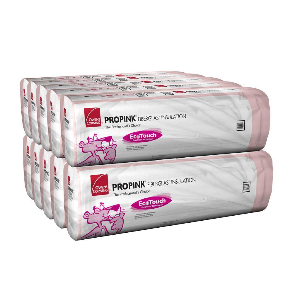 R-30 Unfaced Fiberglass Insulation Batt 15-1/2 in. x 48 in. 10-Bags R661