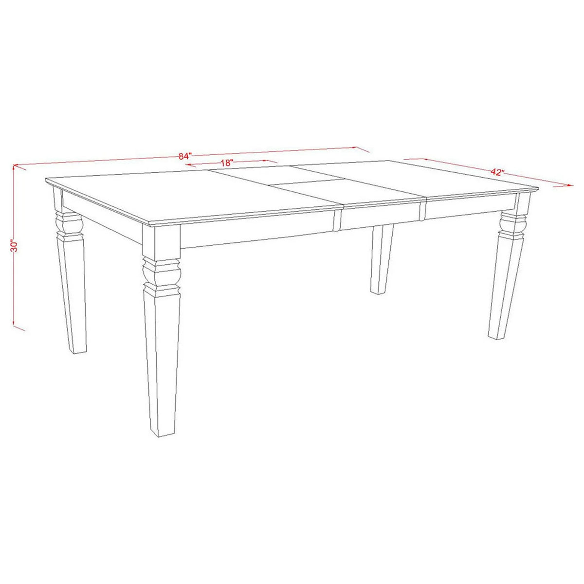 9-Piece Dining Table Set with 8 Padded Chairs Y6182