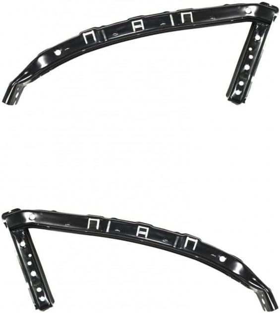 Front Upper Bumper Cover Bracket Pair for Honda Civic 2006-2011 G98384