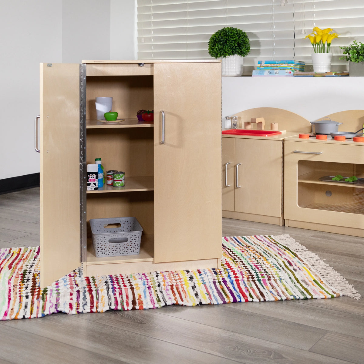Children's Wooden Kitchen Refrigerator T9686