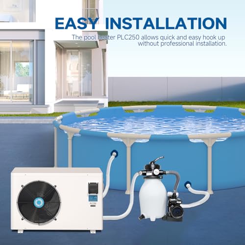 Swimming Pool Heat Pump, 37960BTU, 208~230V/60Hz G59785