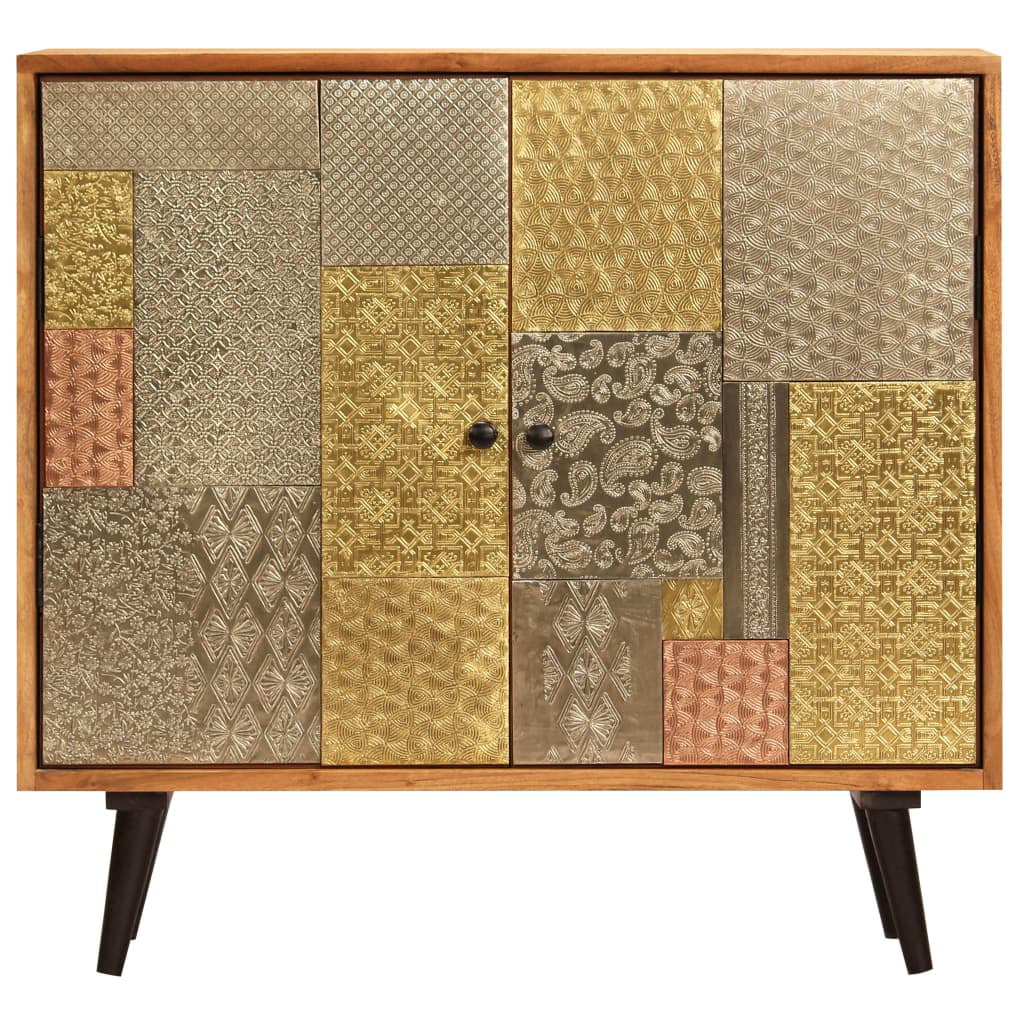 Solid Acacia Wood Sideboard W2454
