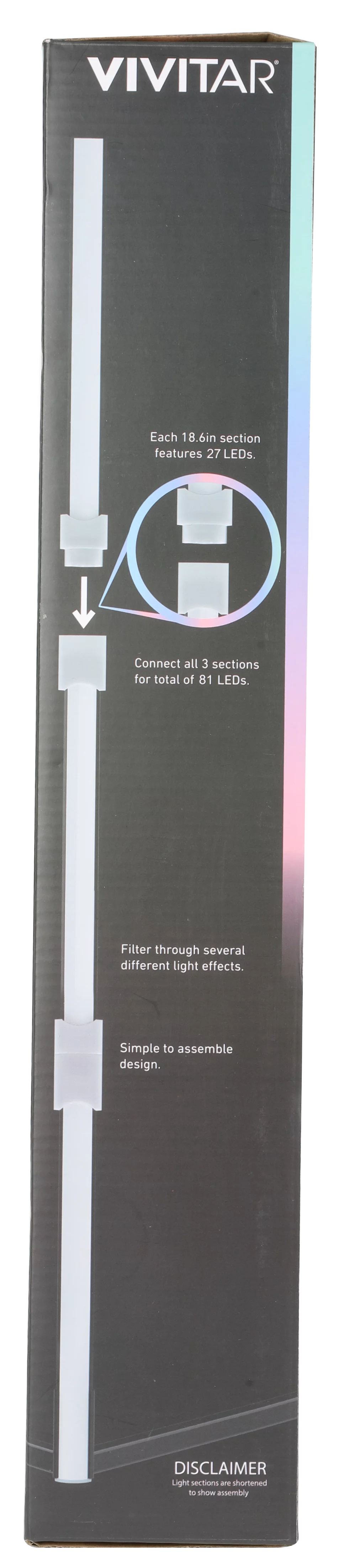 RGB Corner Light Bar with Remote V227