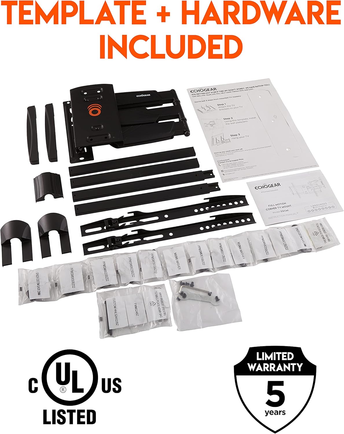 Corner TV Wall Mount Up To 65 S379583