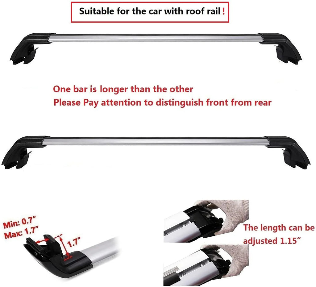 Roof Rack Cross Bars for Porsche Macan 2014-2024 O913308