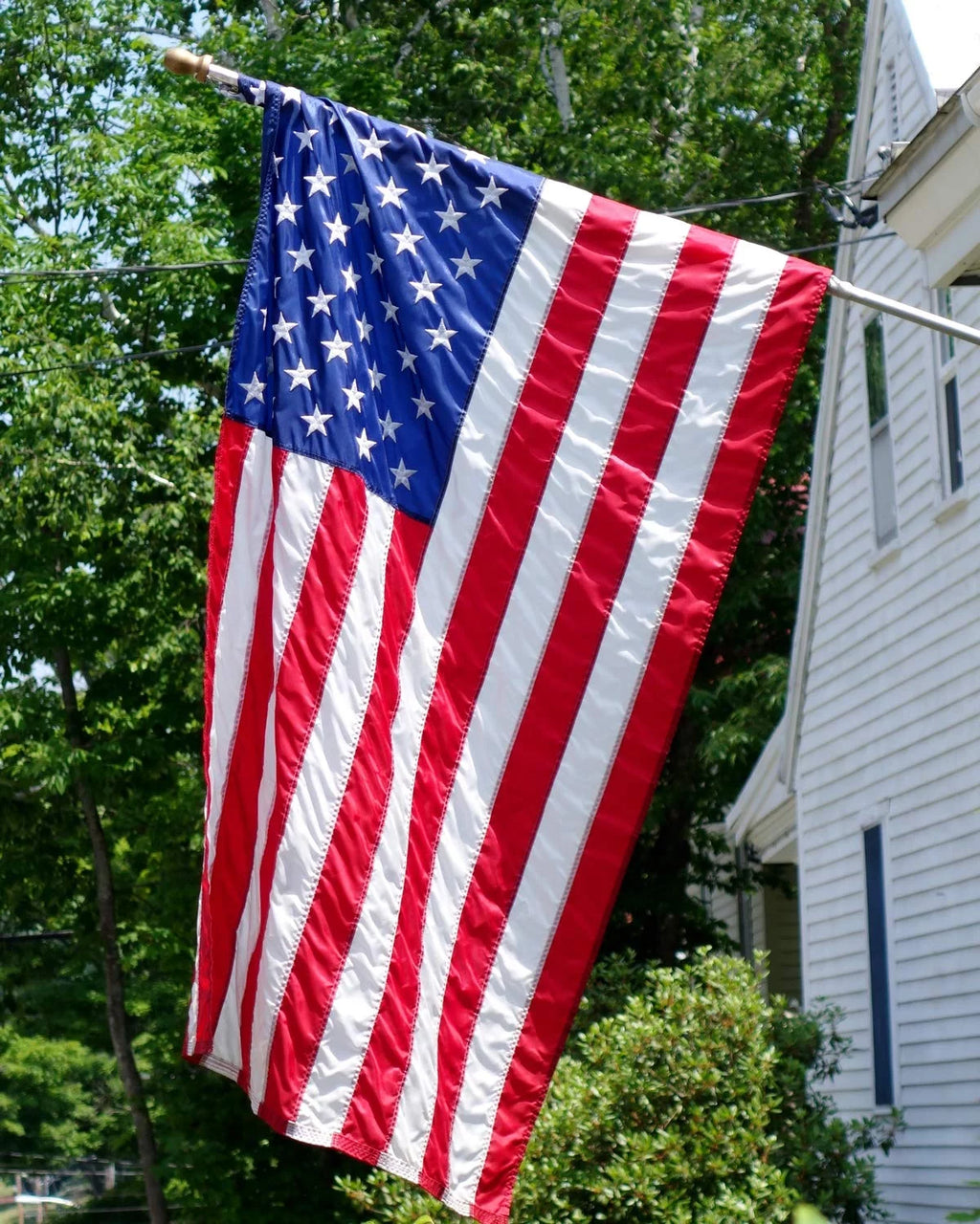 10x15 FT Nylon American Flag with Embroidered Stars Y64723