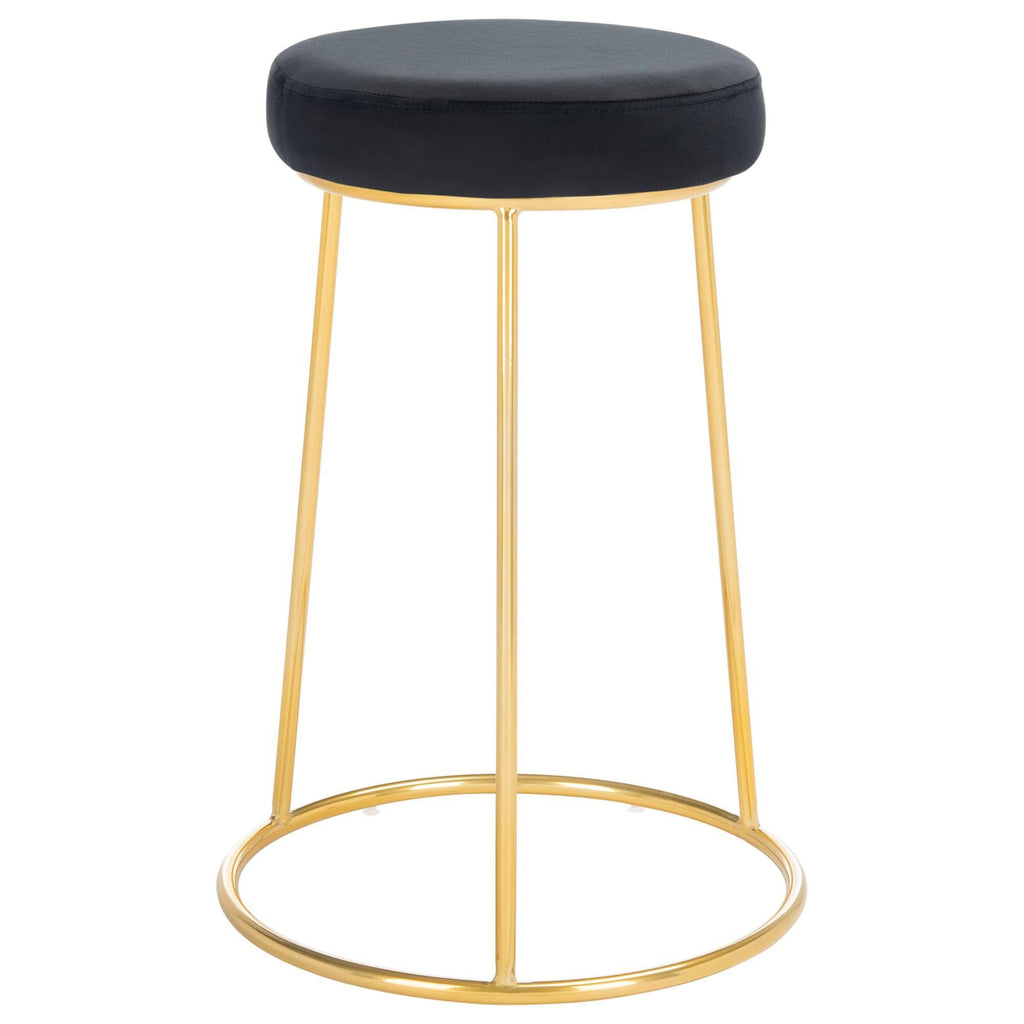 Black Round Counter Stool X1346
