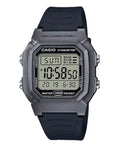 Silver Black Dual Time Digital Watch F534