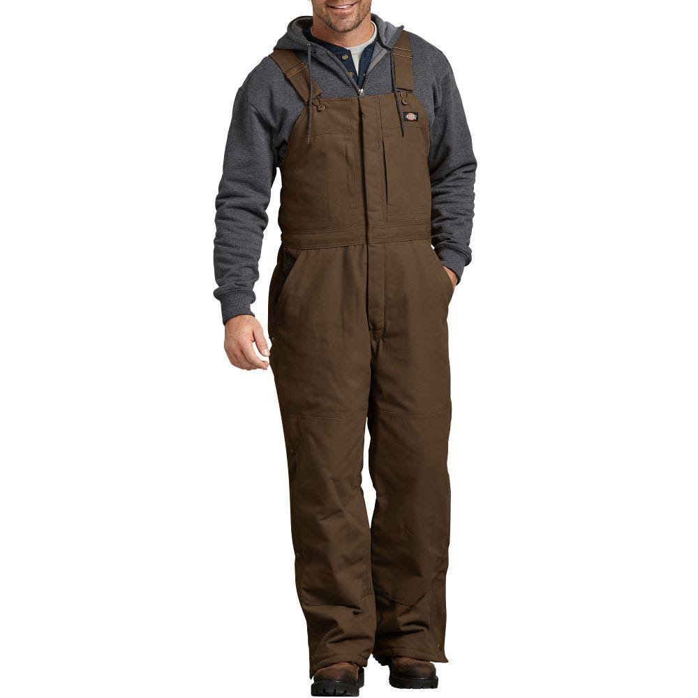 Timber Brown Insulated Sanded Duck Bibs Z166