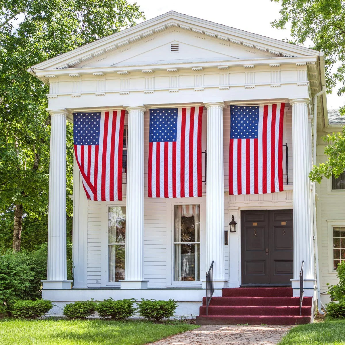 10x15 FT Nylon American Flag with Embroidered Stars Y64723