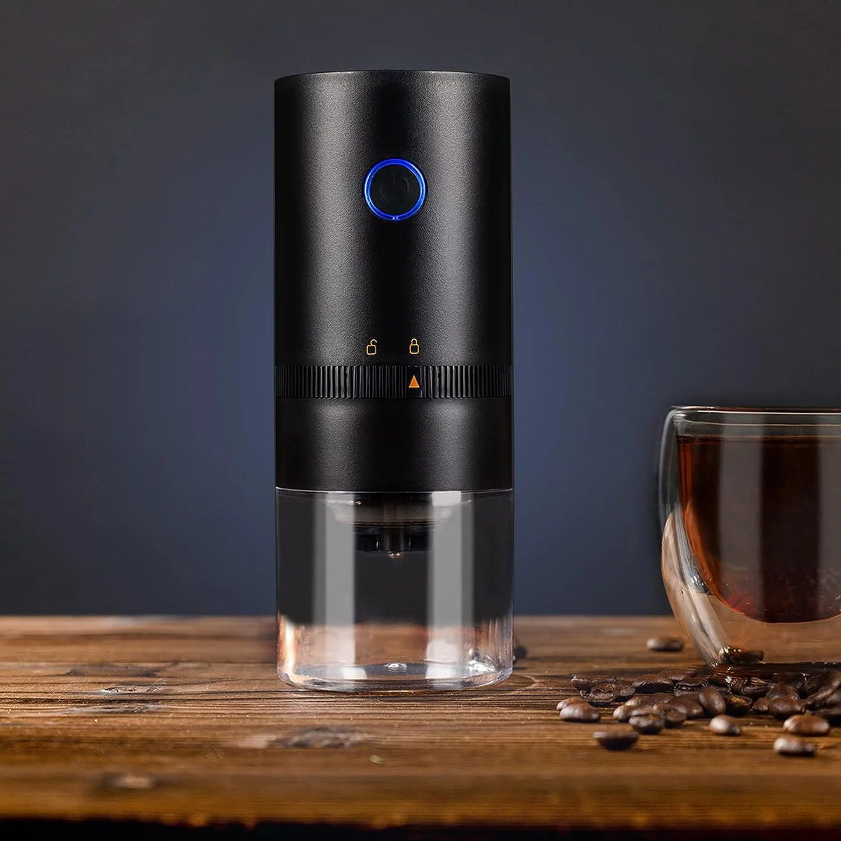 Small Cordless Electric Burr Coffee Grinder F65757