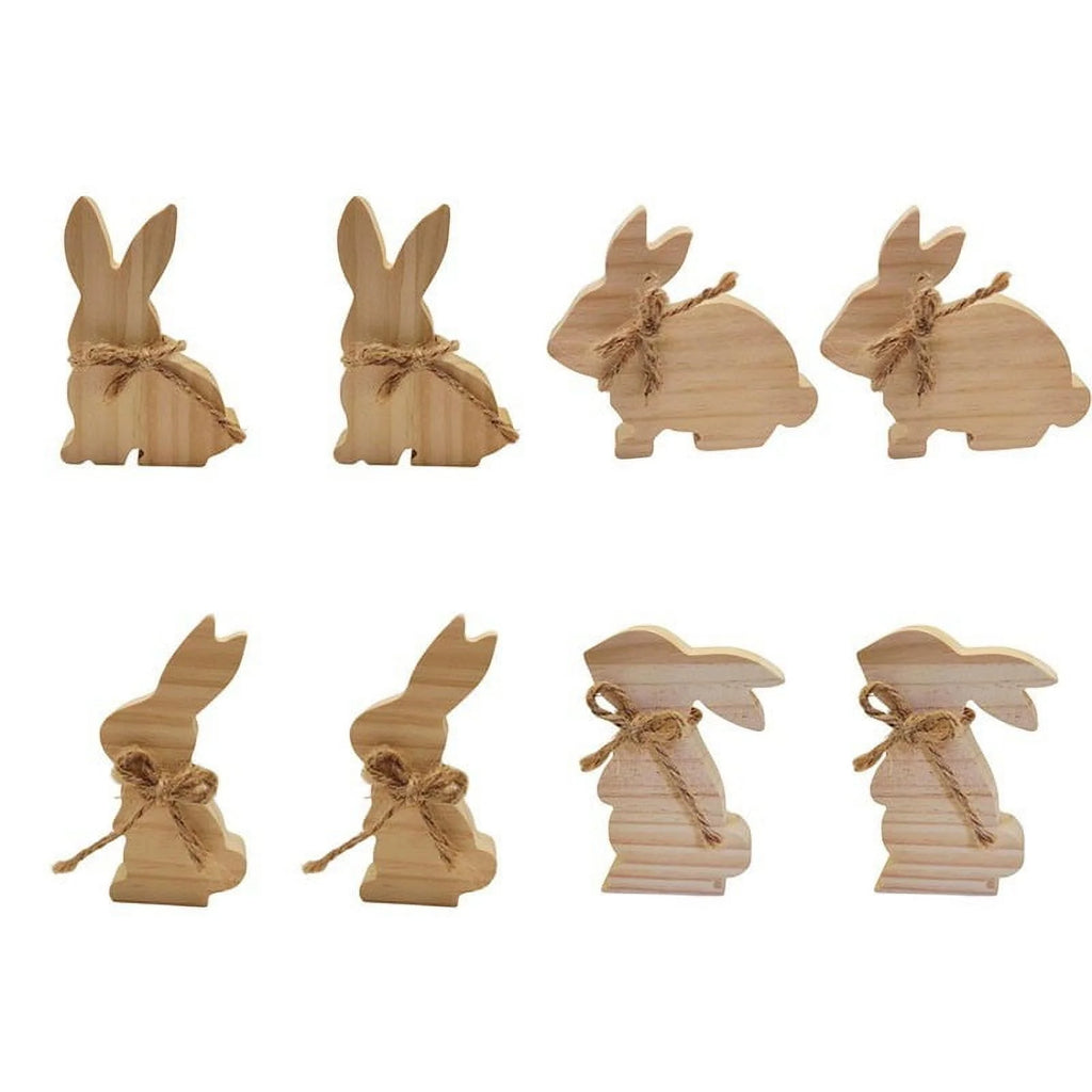 Easter Rabbit Wooden Ornaments I595007