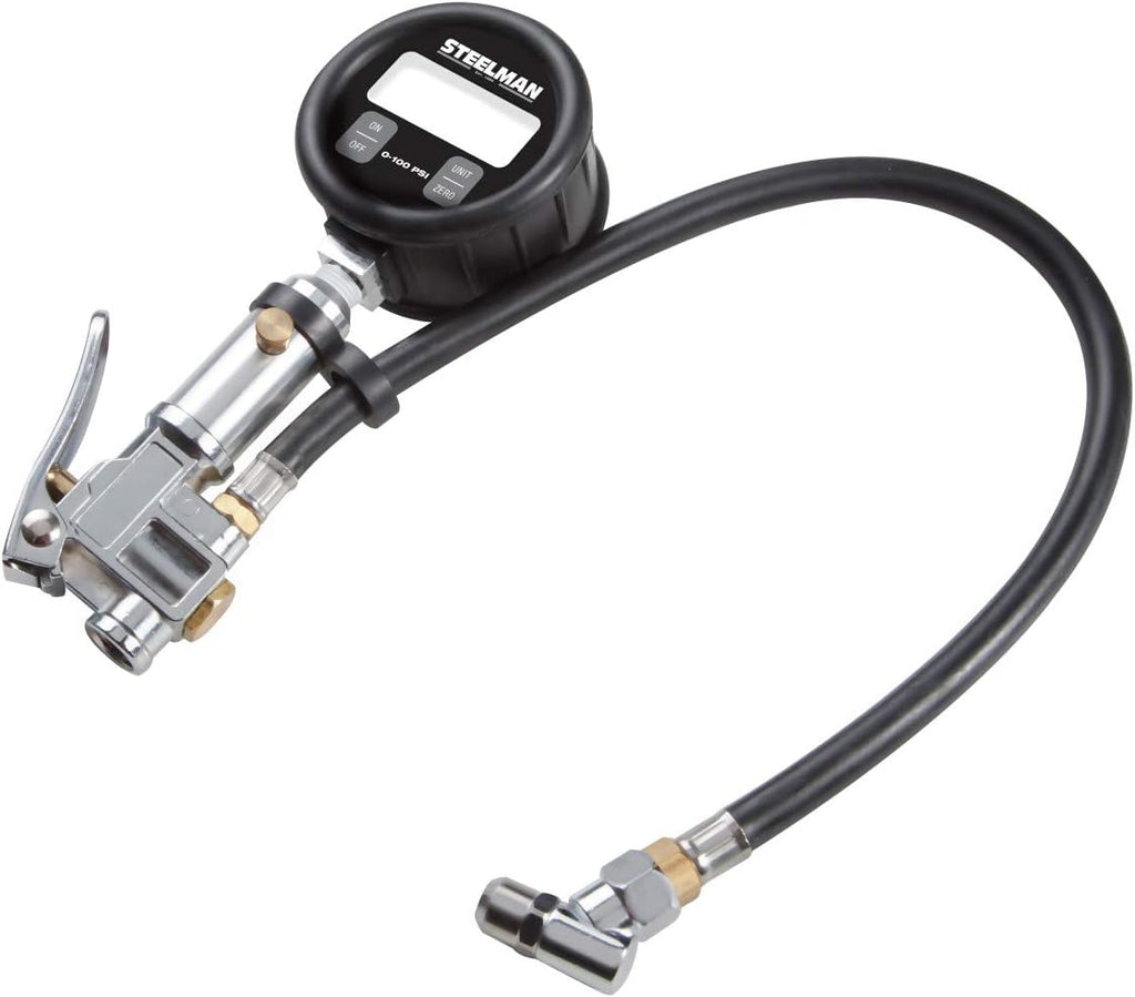 Digital Gauge Tire Inflator, 0-100 psi, 18-Inch Hose S889123