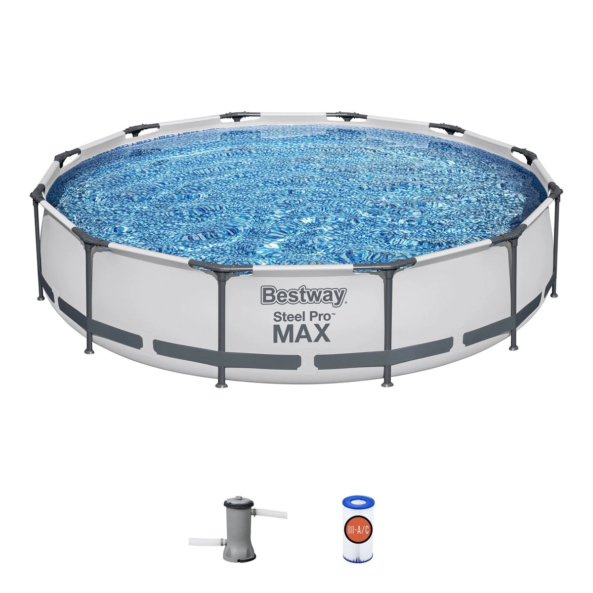 Steel Pro Max Swimming Pool Set with Filter Pump N13522