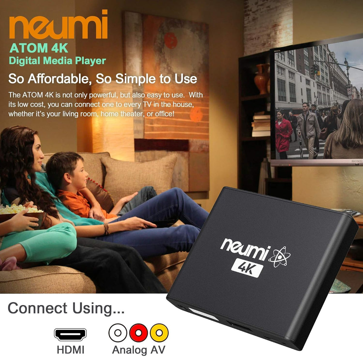 4K Ultra-HD Digital Media Player for USB Drives and SD Cards A314