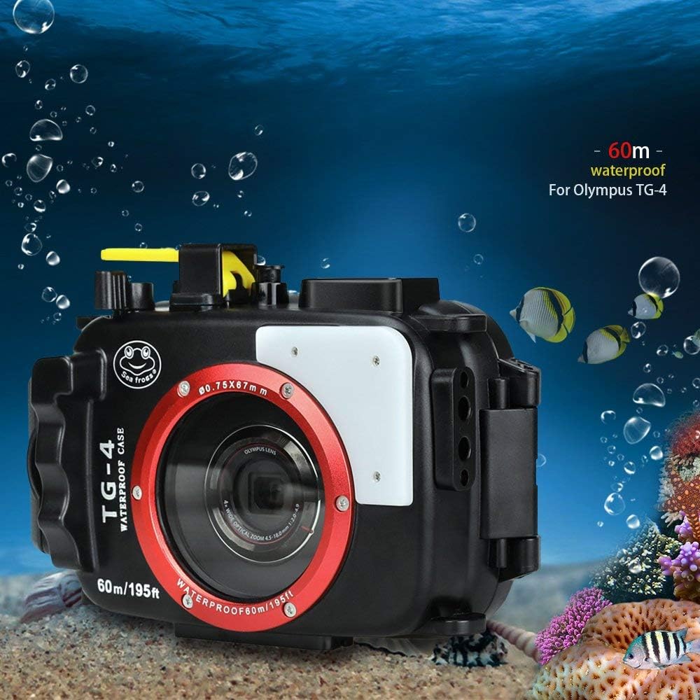Underwater Camera Housing for Olympus TG-4 Black J373919