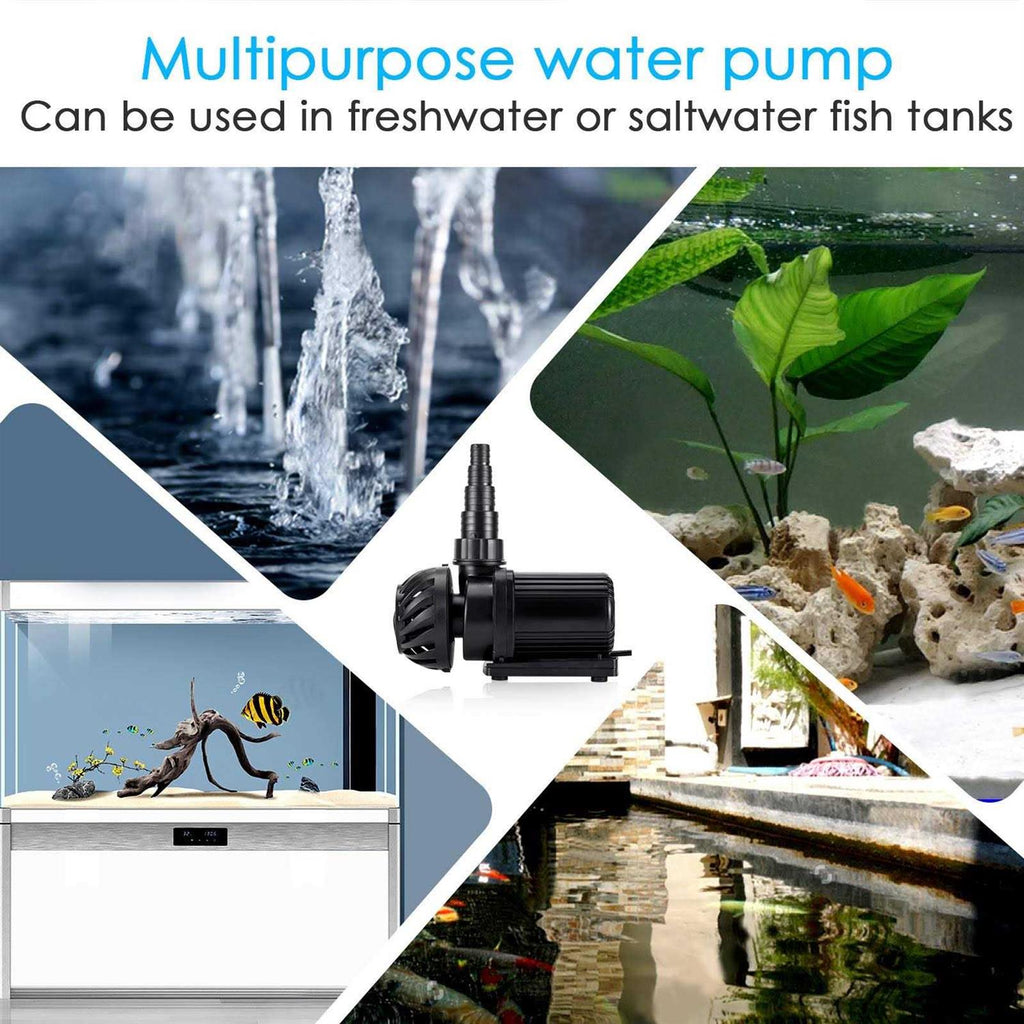 800-3200GPH Controllable Submersible or External Water Pump T524596