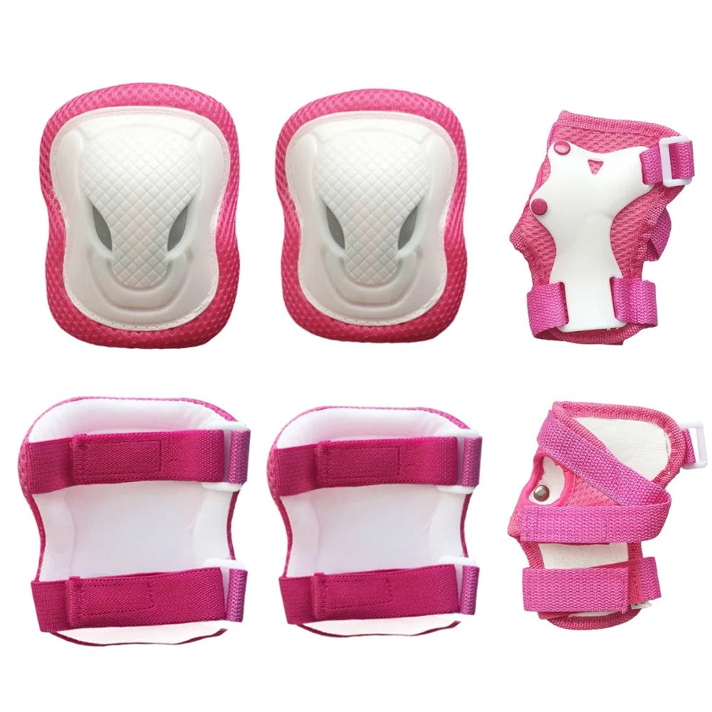 Kids Bike Helmet with Knee Elbow Pads Wrist Guards S9522