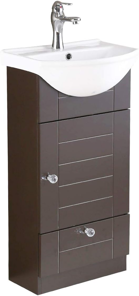 Small Bathroom Vanity Sink Cabinet Vitreous China Sink W25934