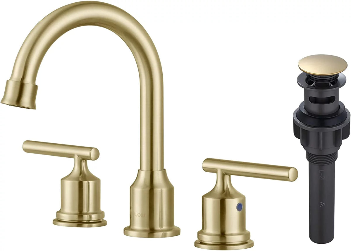 Widespread 3 Hole 2 Handles Bathroom Faucet N38702