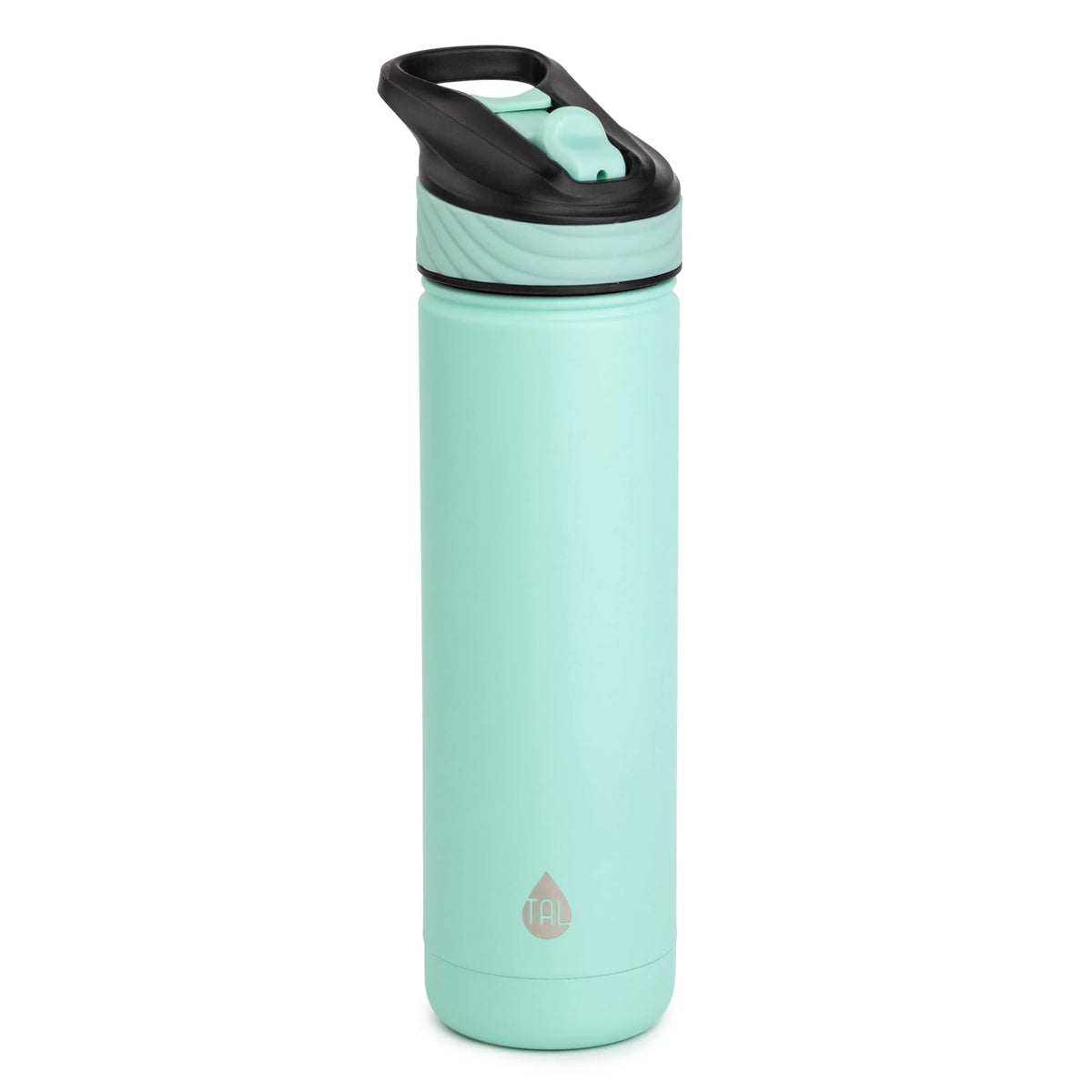 Stainless Steel Water Bottle with Straw 26 oz, Black D965450