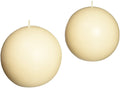 Yellow Citronella Ball Candles 2pc A695