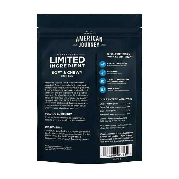 Limited Ingredient Grain-Free Soft & Chewy Dog Treats E74158